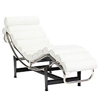 кушетка chaise longue белая в Бийске