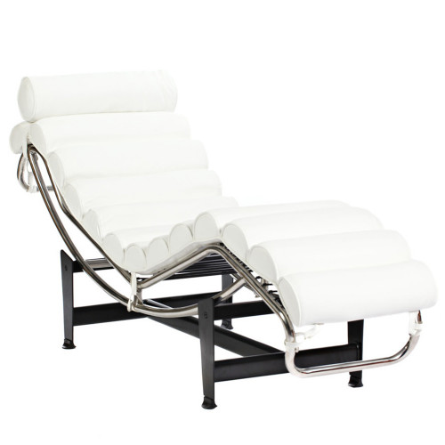 кушетка chaise longue белая в Бийске