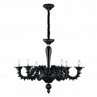подвесная люстра ideal lux ca rezzonico sp6 nero в Бийске