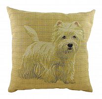 подушка с фото белого терьера westie в Бийске