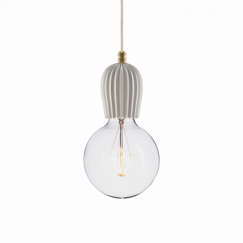 подвесной светильник beton rib white brass в Бийске