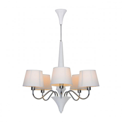 подвесная люстра arte lamp a1528lm-5wh белая в Бийске