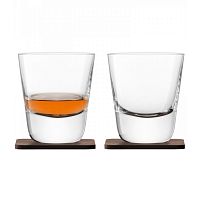 набор из 2 стаканов arran whisky с деревянными подставками 250 мл в Бийске