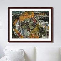 картина: crescent of houses ii (island_town), 1915г. в Бийске