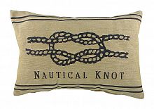 подушка с морским узлом nautical knot natural в Бийске