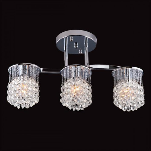 потолочная люстра eurosvet 3222/3 хром strotskis в Бийске