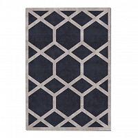 ковер ashton steel 150x220 серый в Бийске