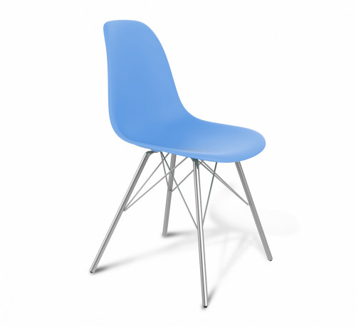 стул dsr голубой s37 (eames style) в Бийске