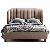 кровать двуспальная 180х200 бежево-розовая tulip в Бийске