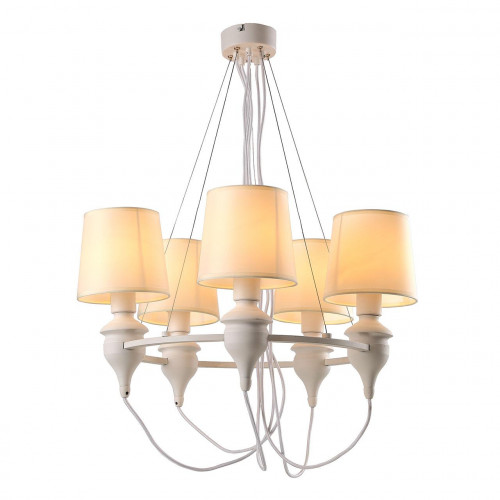 подвесная люстра arte lamp sergio a3326lm-5wh в Бийске