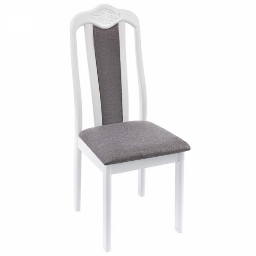 стул деревянный aron soft white / light grey в Бийске