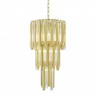 люстра gigi 7 gold от delight collection прозрачная/золото в Бийске