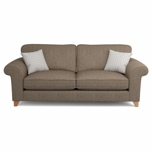 диван angelic трехместный, коричневый в Бийске