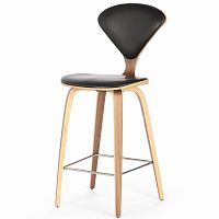 барный стул cherner с обивкой черный в Бийске