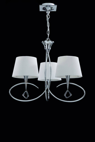 подвесная люстра mantra mara chrome - white 1640 в Бийске