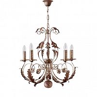 люстра 4962/5_v0580 от mm lampadari коричневая в Бийске