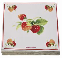 салфетки бумажные клубника comptoir de famille в Бийске