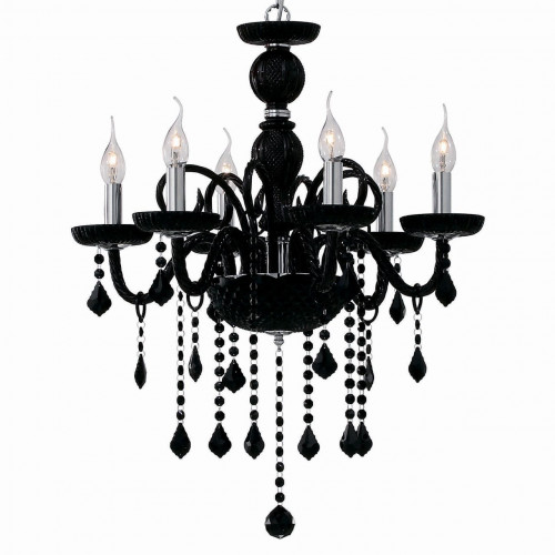 подвесная люстра ideal lux giudecca sp6 nero в Бийске