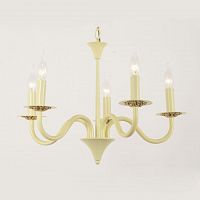 подвесная люстра lucia tucci messina 1890.5 cream white в Бийске
