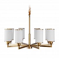люстра brch9040-8 от delight collection белая/золото в Бийске