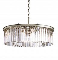 люстра prism silver 80 серебро, прозрачное стекло в Бийске