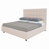 кровать двуспальная 180х200 светло-бежевая royal black в Бийске