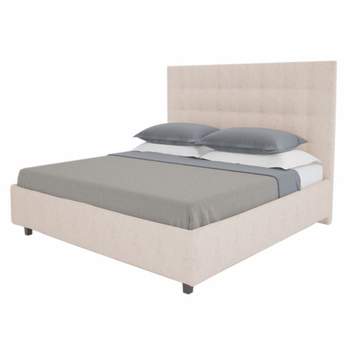 кровать двуспальная 180х200 светло-бежевая royal black в Бийске