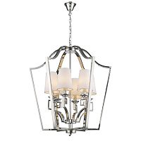 люстра presidential 6 от delight collection белая/никель в Бийске