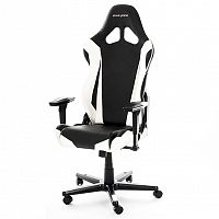 кресло геймерское dxracer racing черно-белое в Бийске