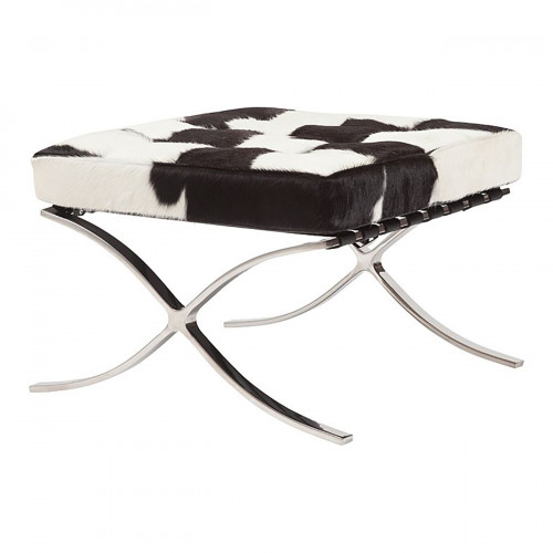 оттоманка barcelona stool бело-черная в Бийске