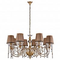 подвесная люстра crystal lux alegria sp8 gold-brown в Бийске