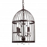 люстра vintage birdcage (51*34*54) коричневая в Бийске