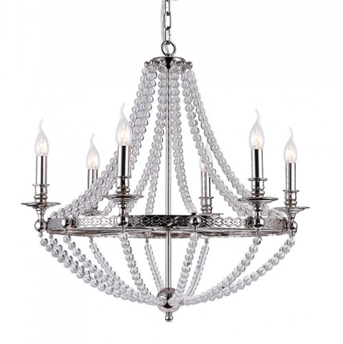 подвесная люстра crystal lux perugia sp6 хром в Бийске