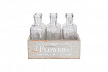 набор стеклянных бутылок flowers в Бийске