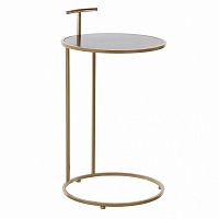 стол glass circle золотой, черный в Бийске