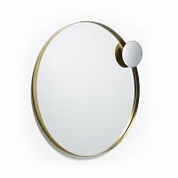 зеркало круглое золотое с дополнительным стеклом диаметр 76 см big ommy от la forma (ex julia grup) в Бийске
