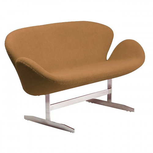 диван swan sofa прямой коричневый в Бийске