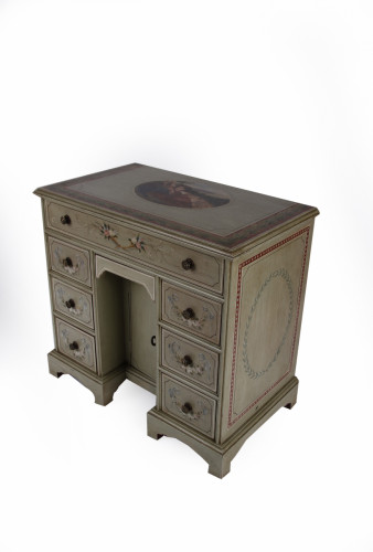 стол mini pedestal desk зеленый с рисунком в Бийске