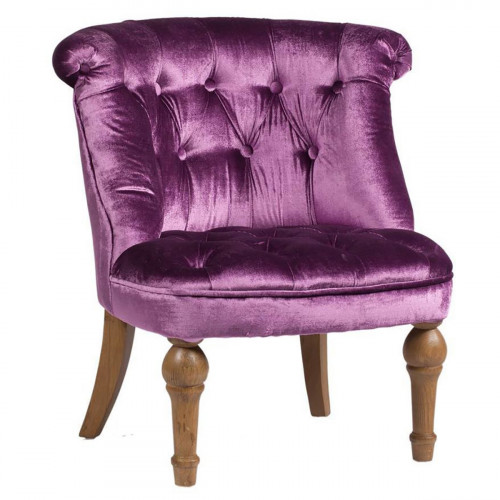 кресло sophie tufted slipper chair сиреневое в Бийске