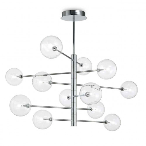 подвесная люстра ideal lux equinoxe sp12 cromo в Бийске