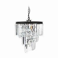 люстра fuizhen чёрная, прозрачная в Бийске