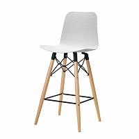 полубарный стул eiffel (eames style) белый в Бийске