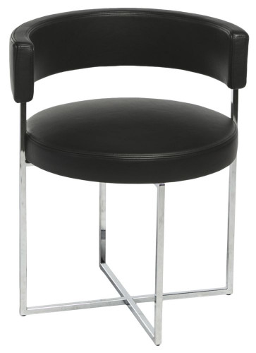 стул sirio black leather в Бийске
