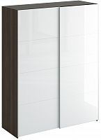 шкаф-купе slide 1700 белый глянец с коричневым в Бийске