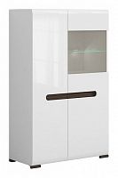 шкаф-витрина для посуды black red white ацтека reg1w1d/14/9 в Бийске