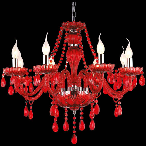 подвесная люстра arte lamp teatro a3964lm-8rd в Бийске