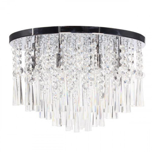 дизайнерская потолочная люстра spot light luxoria 9018828 хром в Бийске