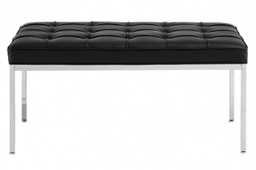 скамья bench черная кожа в Бийске