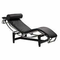 шезлонг chaise longue lc4 черный в Бийске