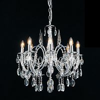 люстра md103908-8a от illuminati прозрачная/ хром в Бийске